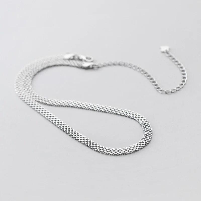 Silver Chain Choker